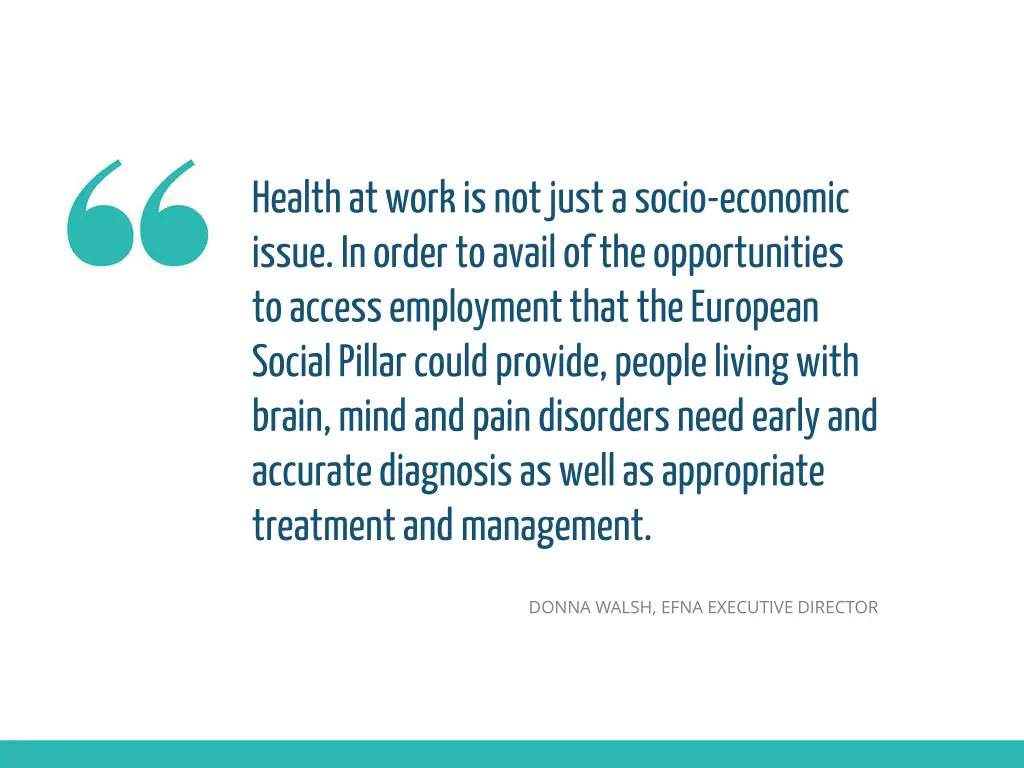 health at work is not just a socio economic issue