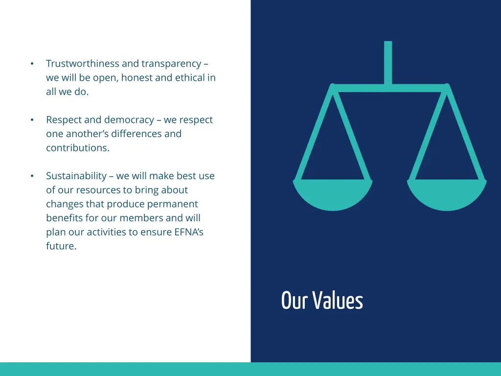 trustworthiness and transparency we will be open