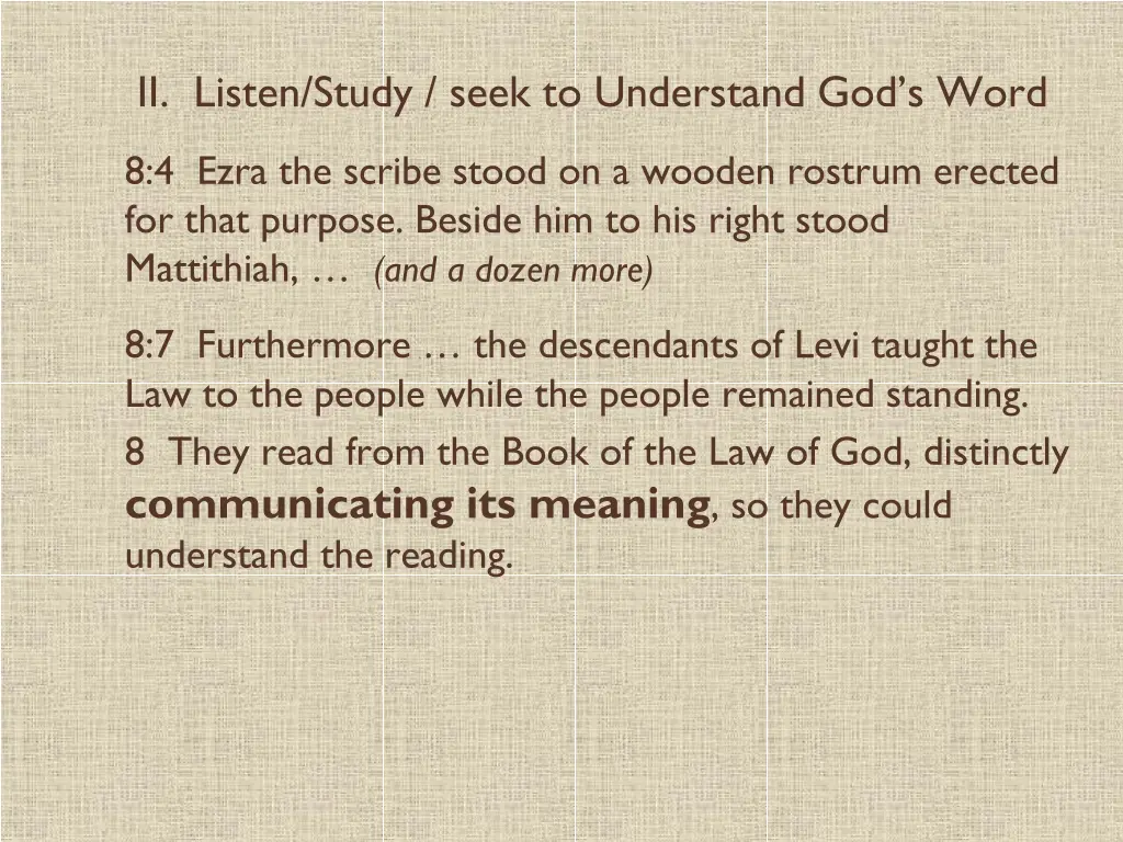 ii listen study seek to understand god s word 3