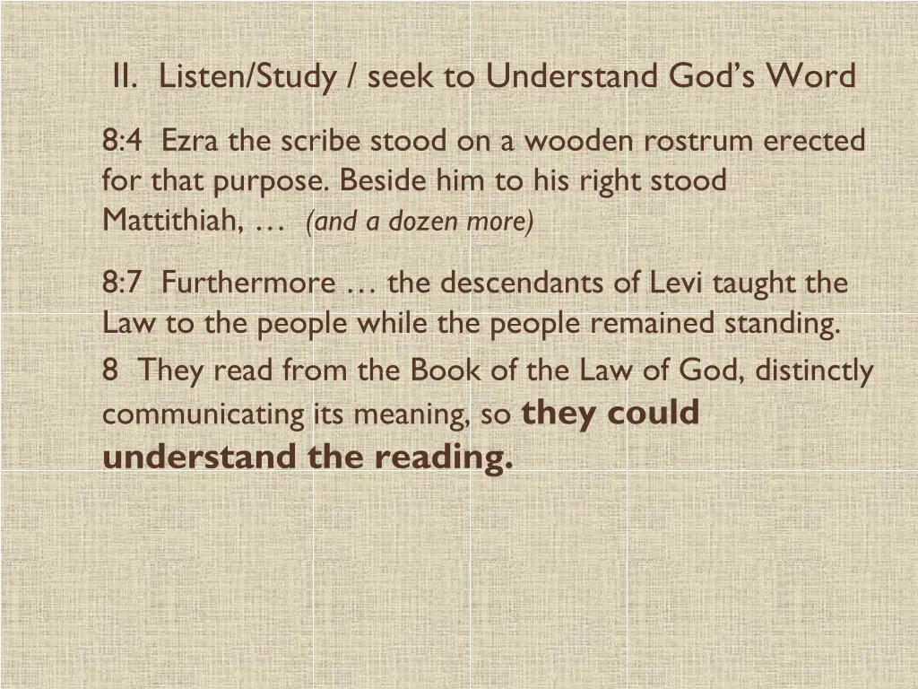 ii listen study seek to understand god s word 4