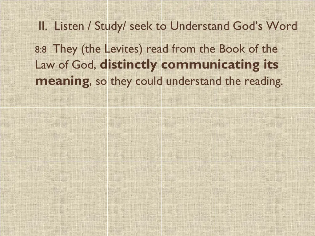 ii listen study seek to understand god s word 5