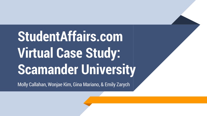 studentaffairs com virtual case study scamander