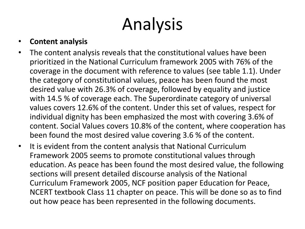 analysis