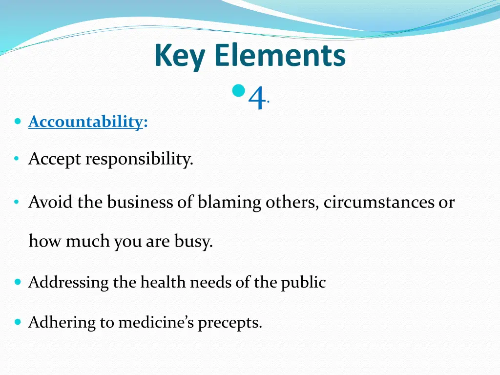 key elements 4