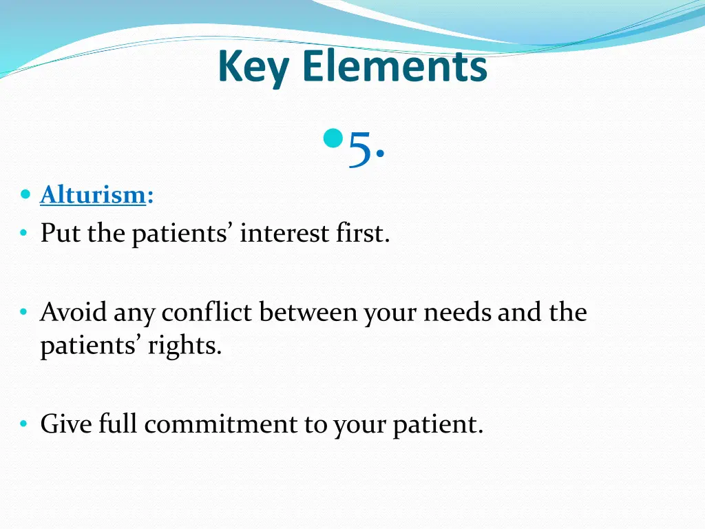 key elements 5