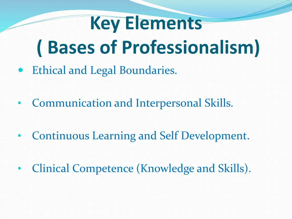key elements