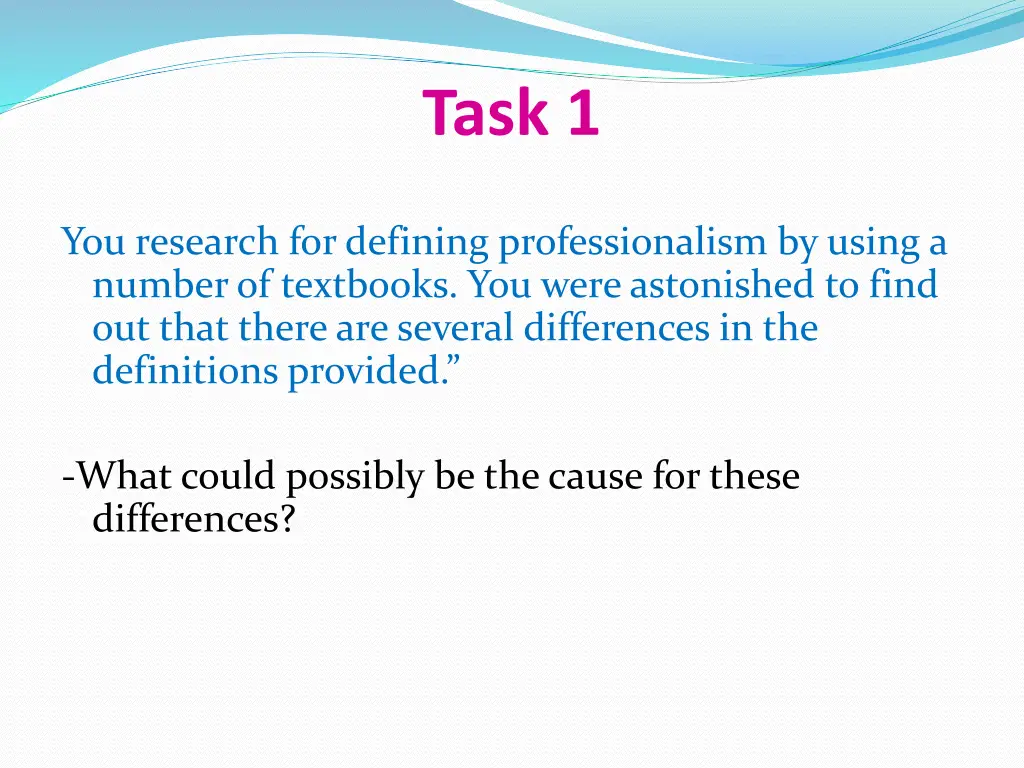 task 1