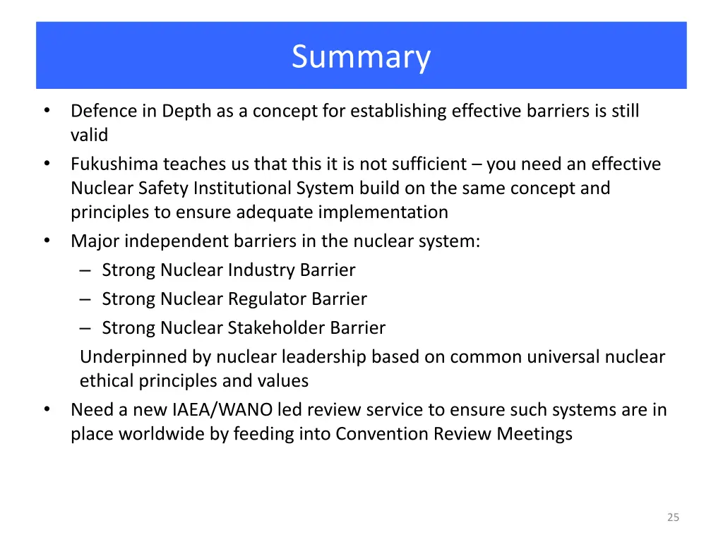 summary