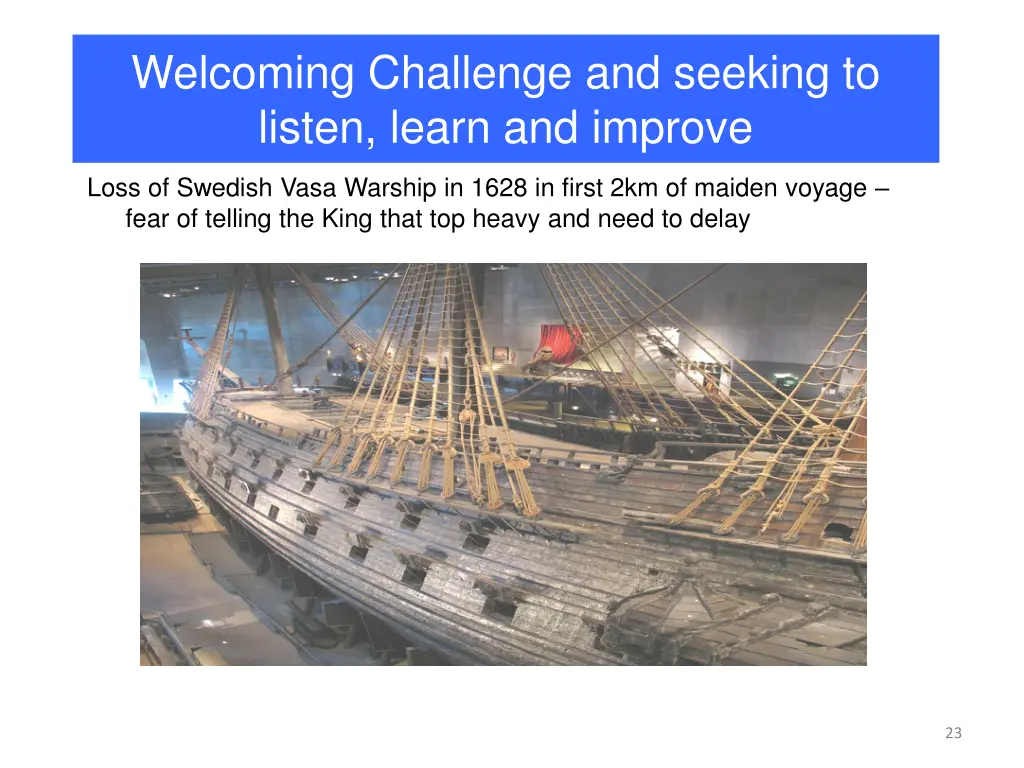 welcoming challenge and seeking to listen learn