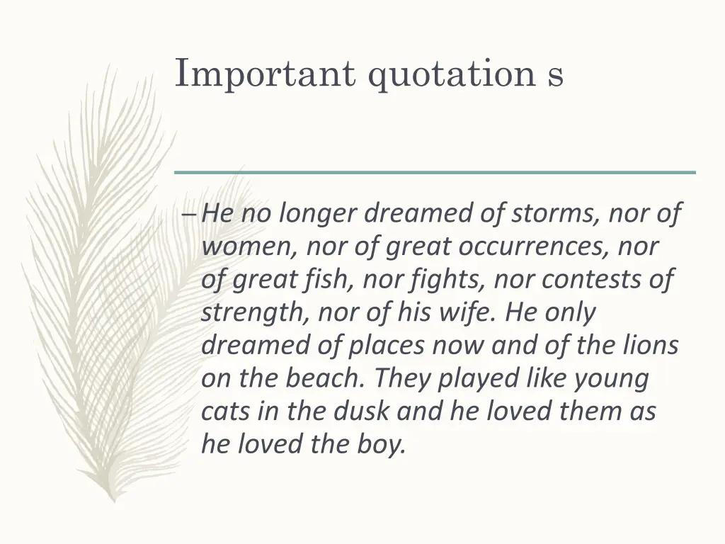 important quotation s
