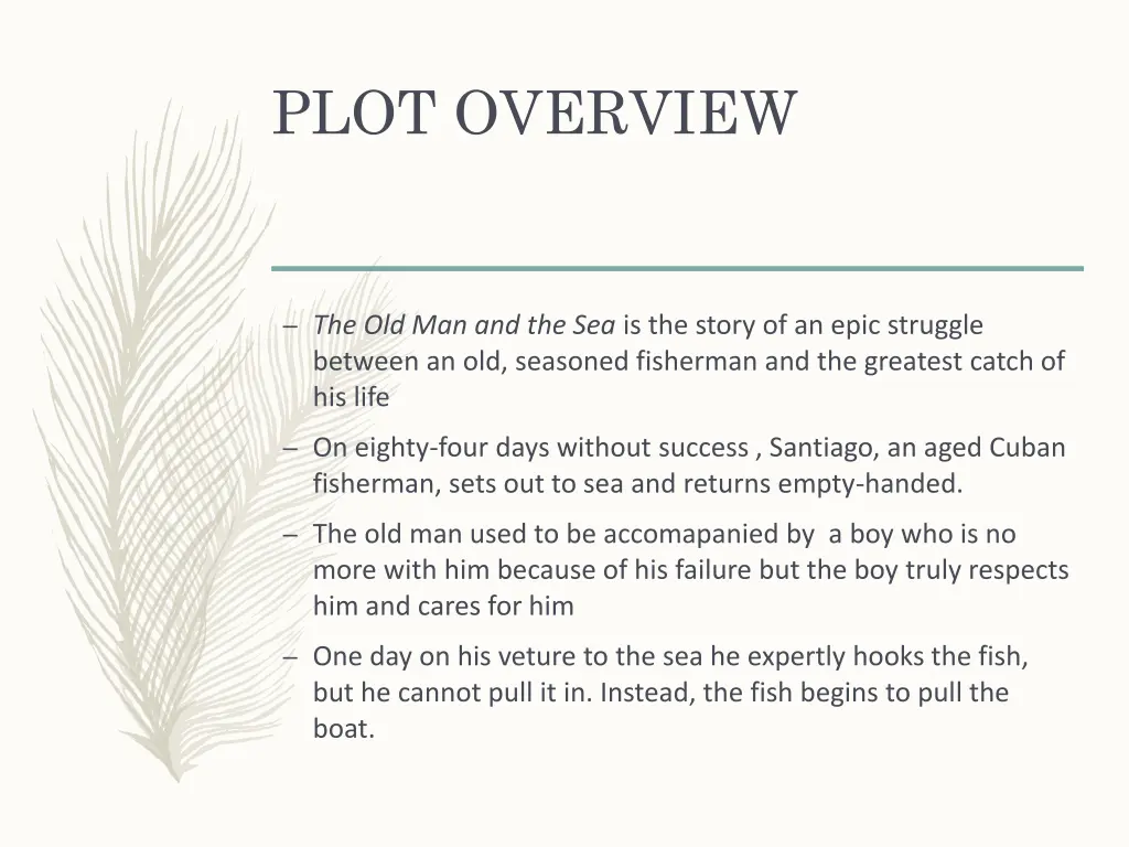 plot overview