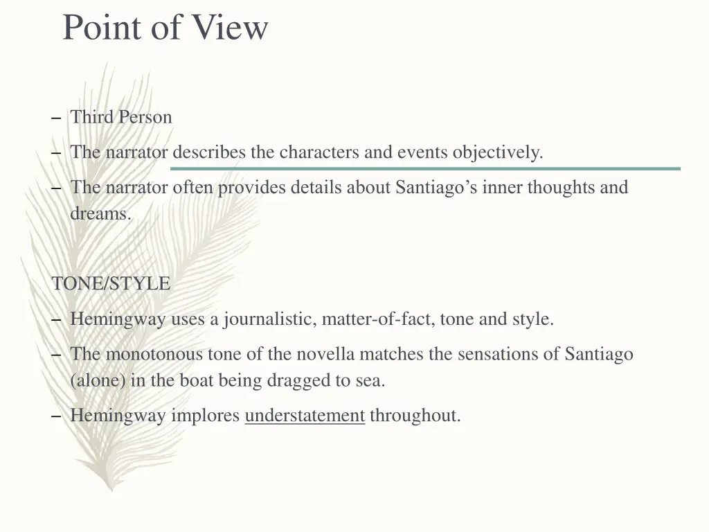 point of view