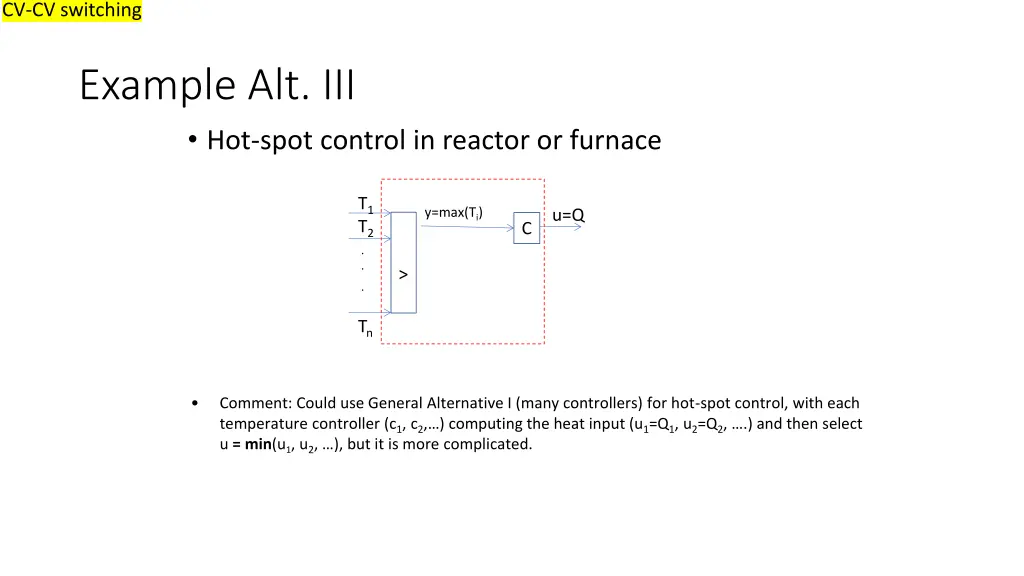 cv cv switching