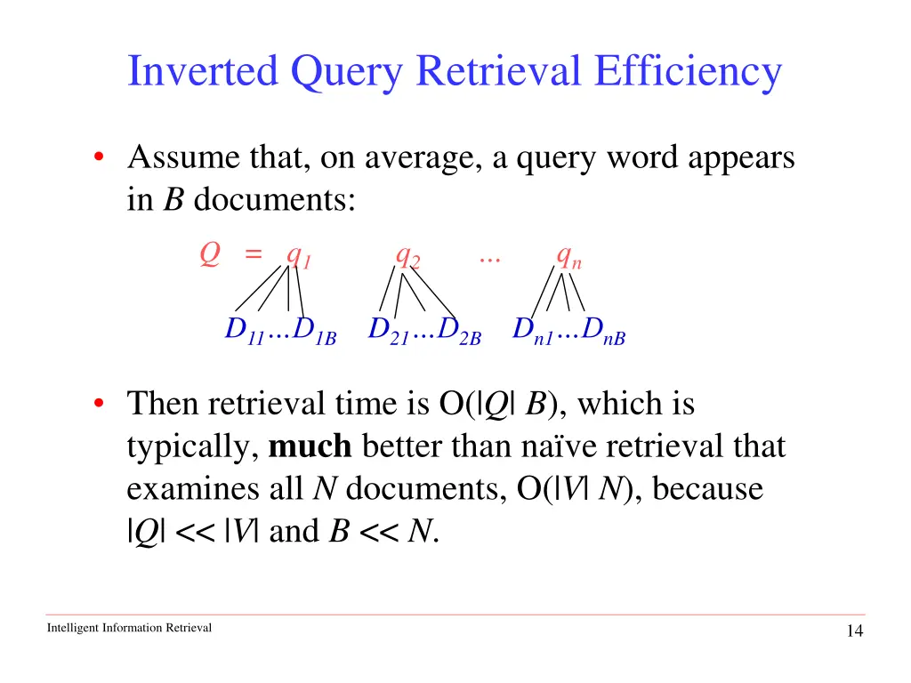 inverted query retrieval efficiency