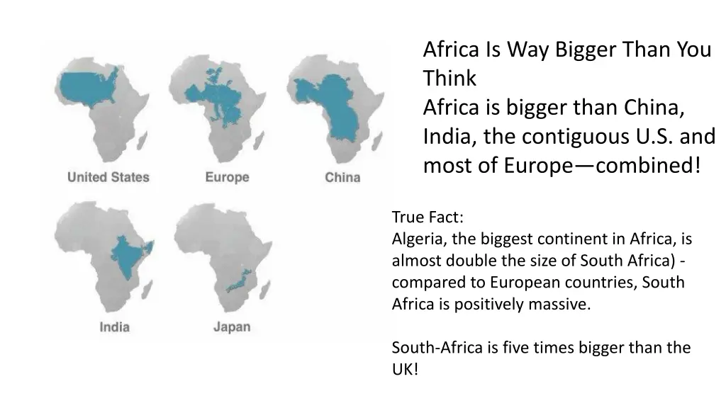 africa is way bigger than you think africa