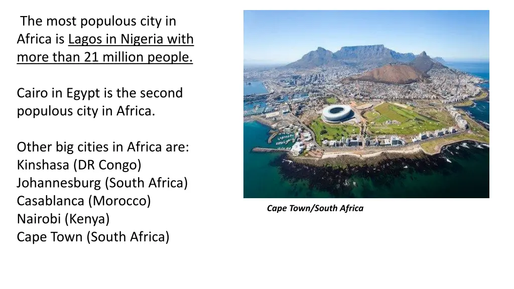 the most populous city in africa is lagos