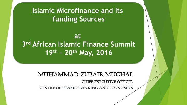 islamic microfinance and its funding sources