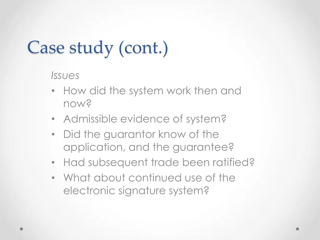 case study cont