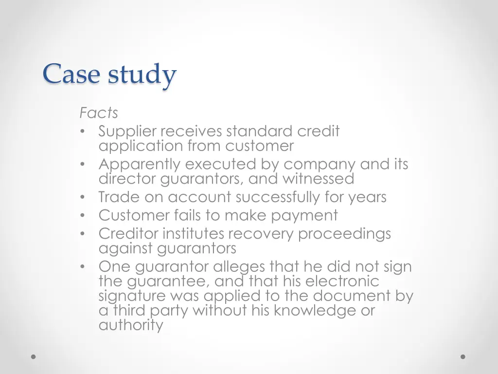 case study