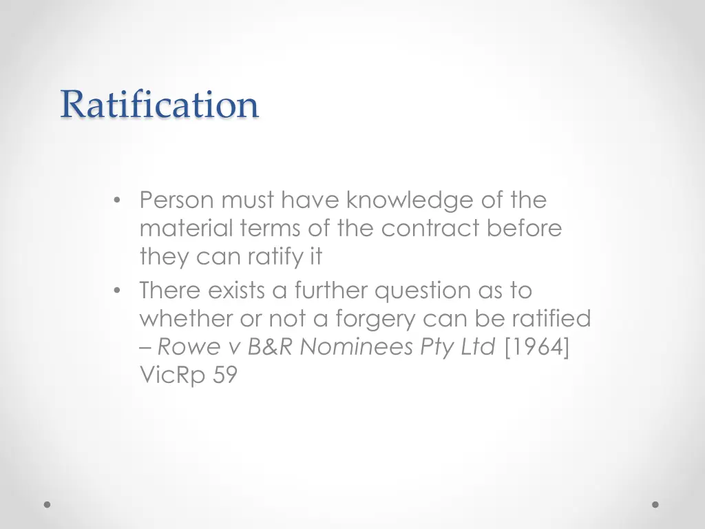 ratification