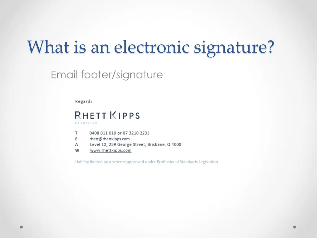 what is an electronic signature 1