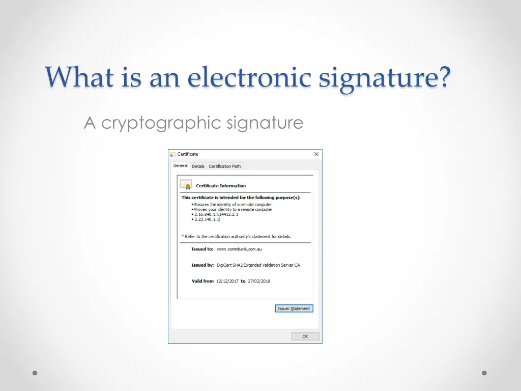 what is an electronic signature