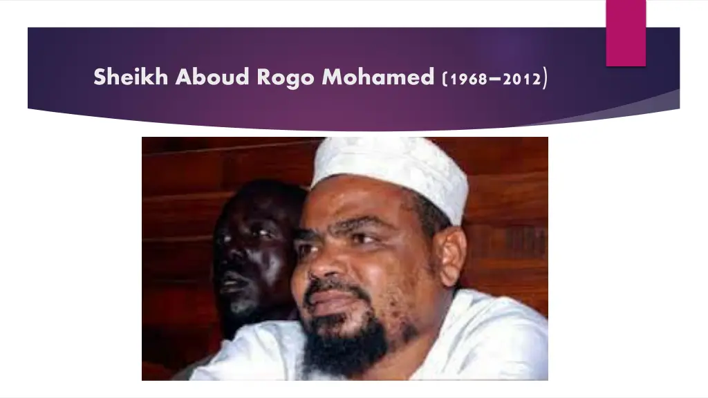 sheikh aboud rogo mohamed 1968 2012