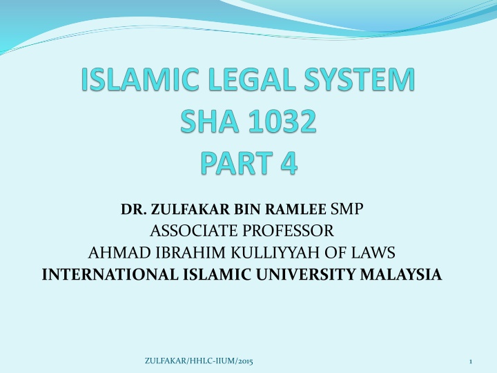 dr zulfakar bin ramlee smp associate professor