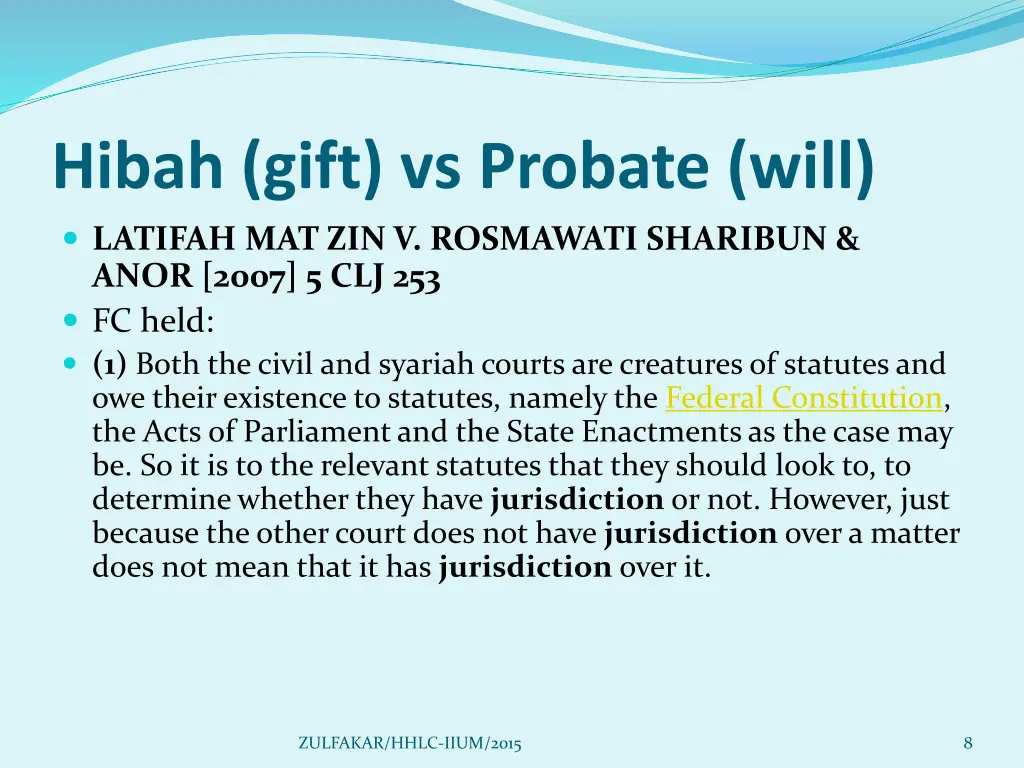 hibah gift vs probate will