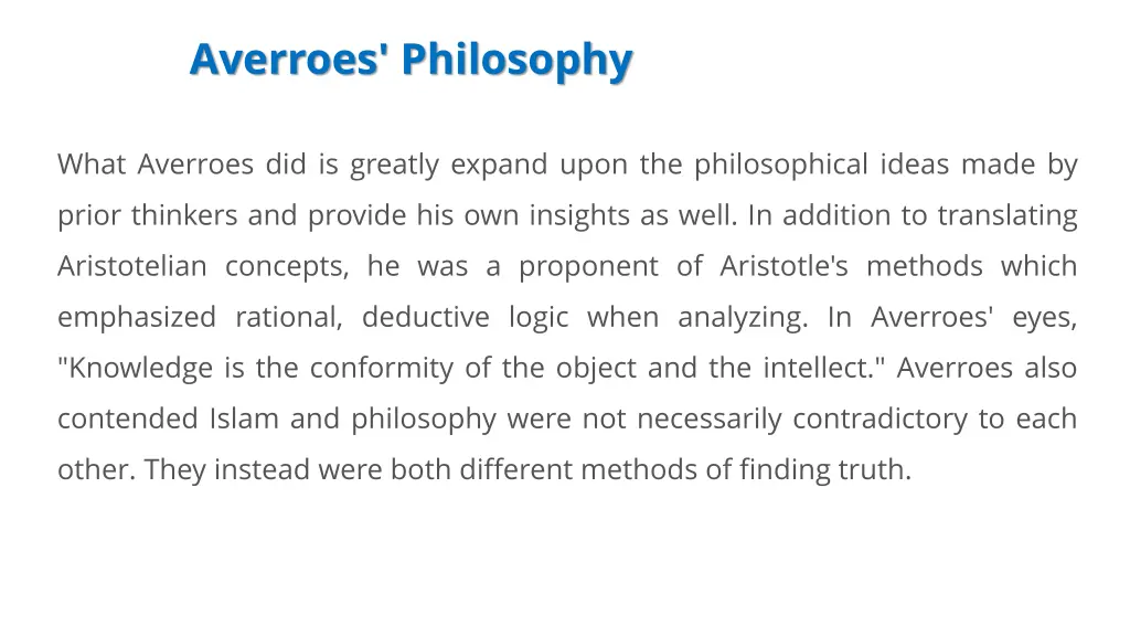 averroes philosophy