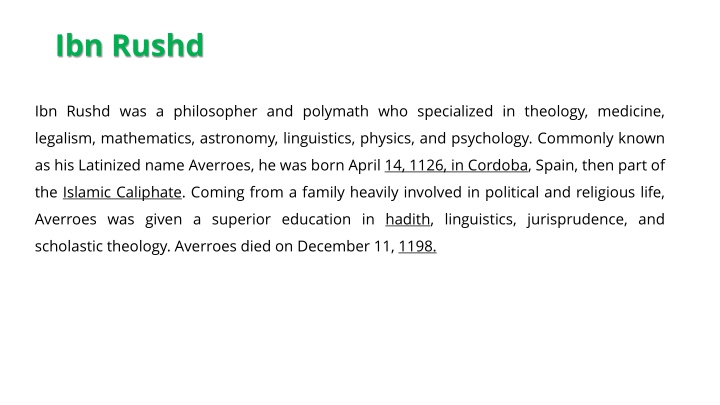 ibn rushd