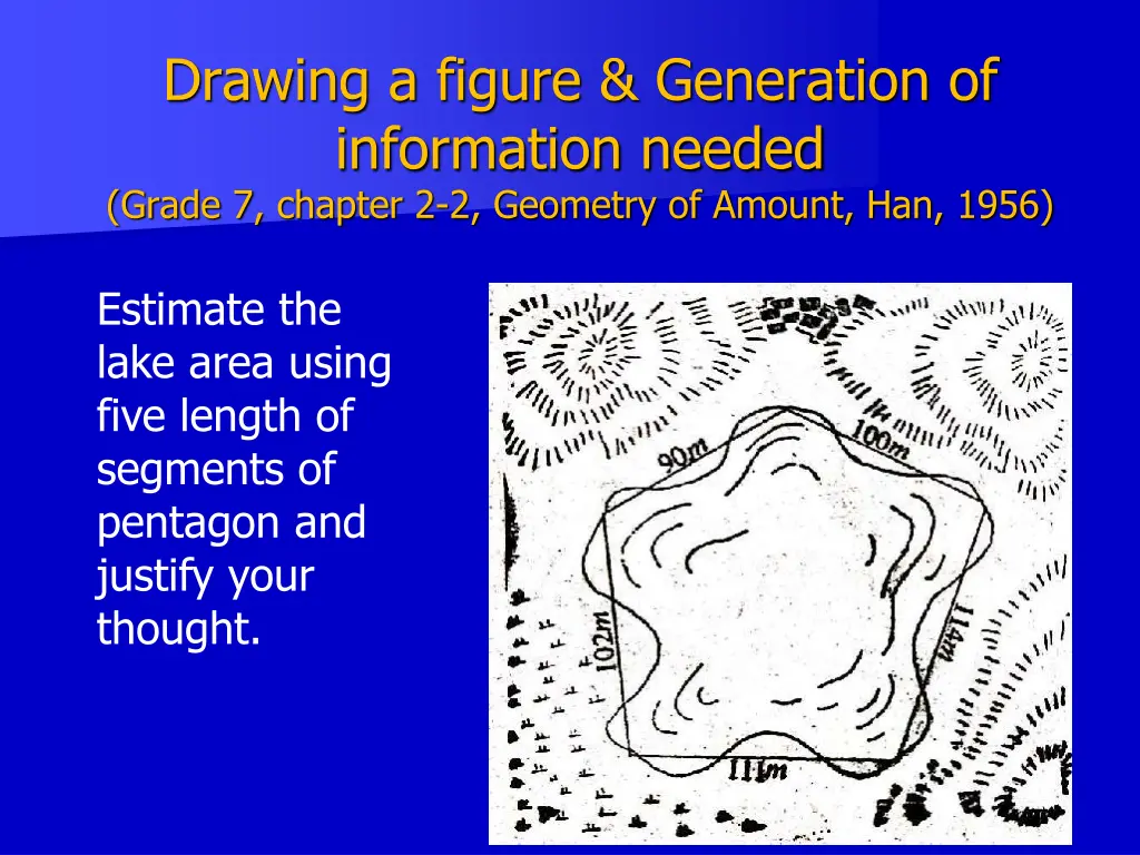 drawing a figure generation of information needed