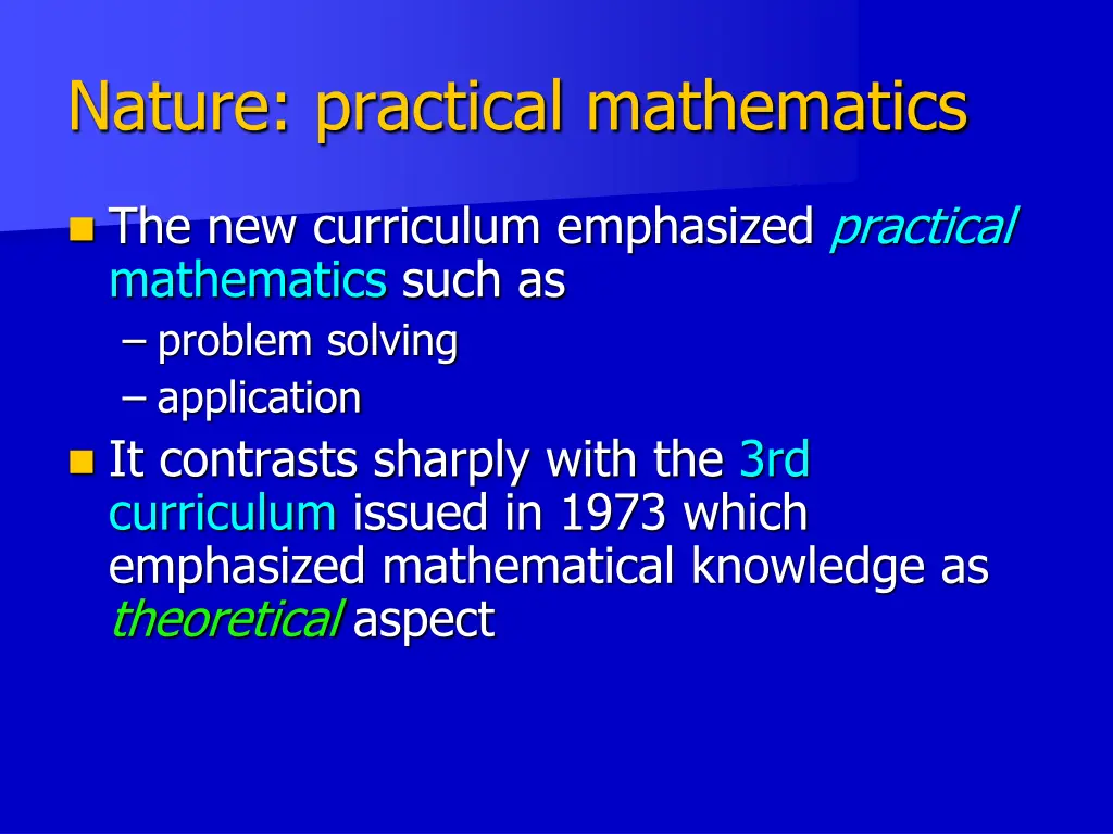 nature practical mathematics