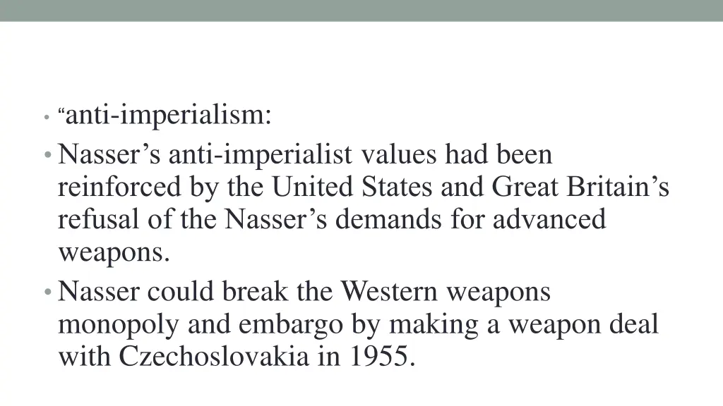 anti imperialism nasser s anti imperialist values