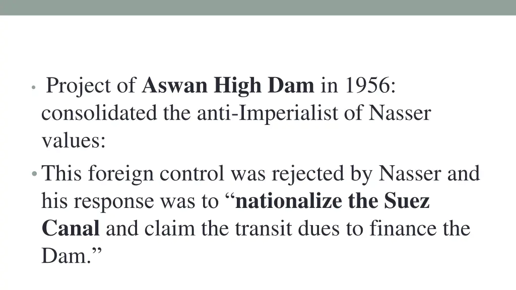 project of aswan high dam in 1956 consolidated