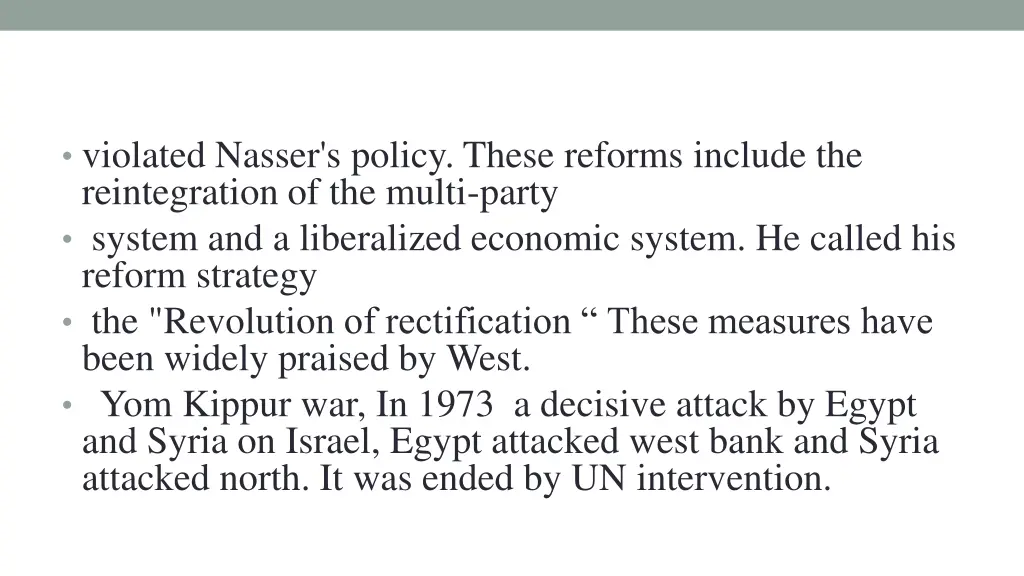 violated nasser s policy these reforms include