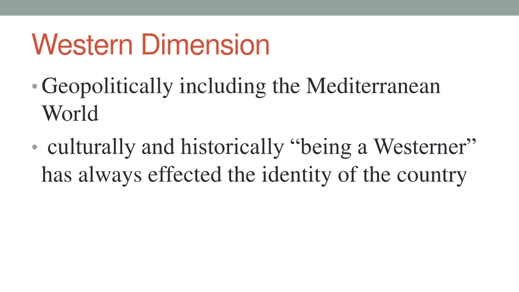 western dimension