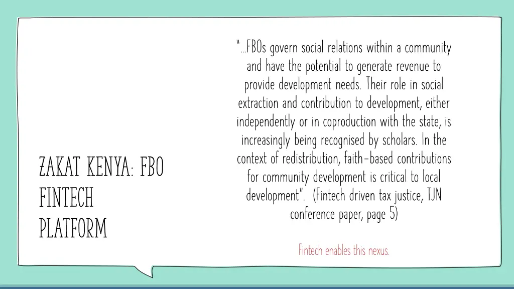fbos govern social relations within a community