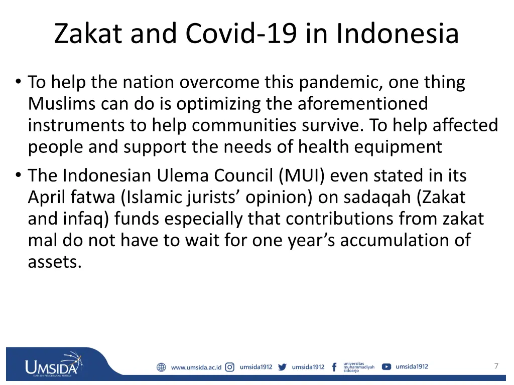 zakat and covid 19 in indonesia
