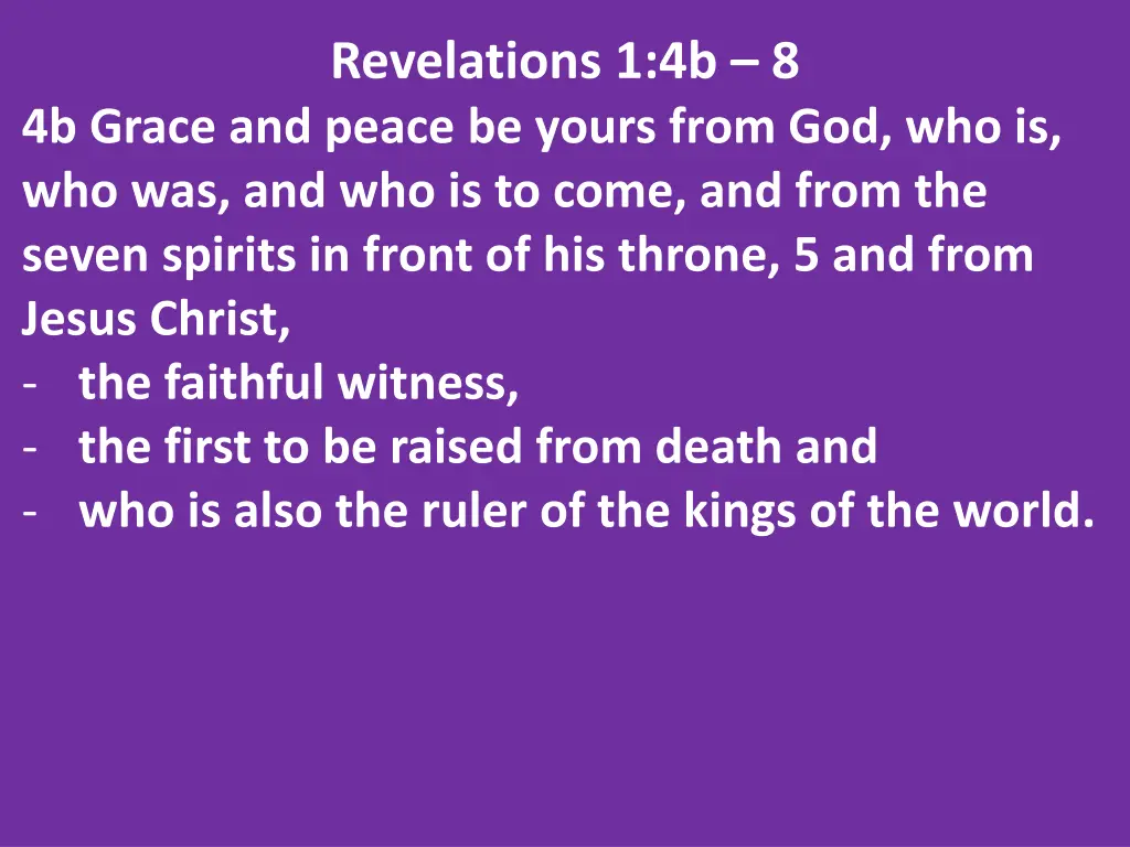 revelations 1 4b 8