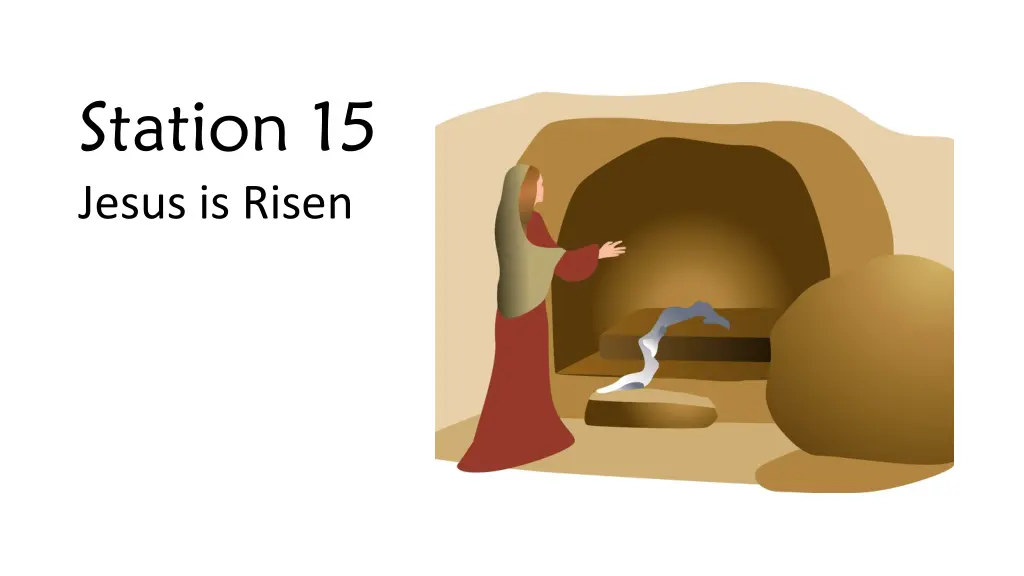 station 15 jesus is risen