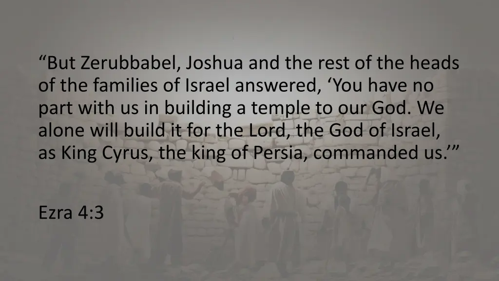 but zerubbabel joshua and the rest of the heads