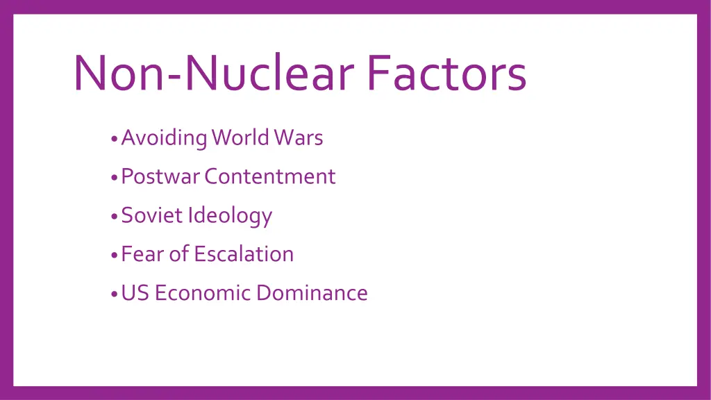 non nuclear factors