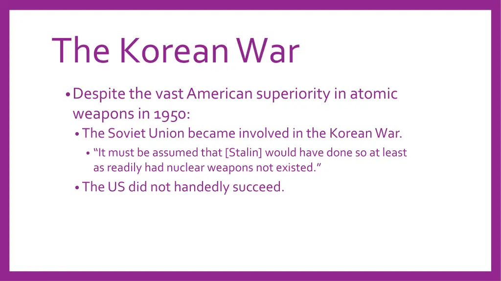 the korean war