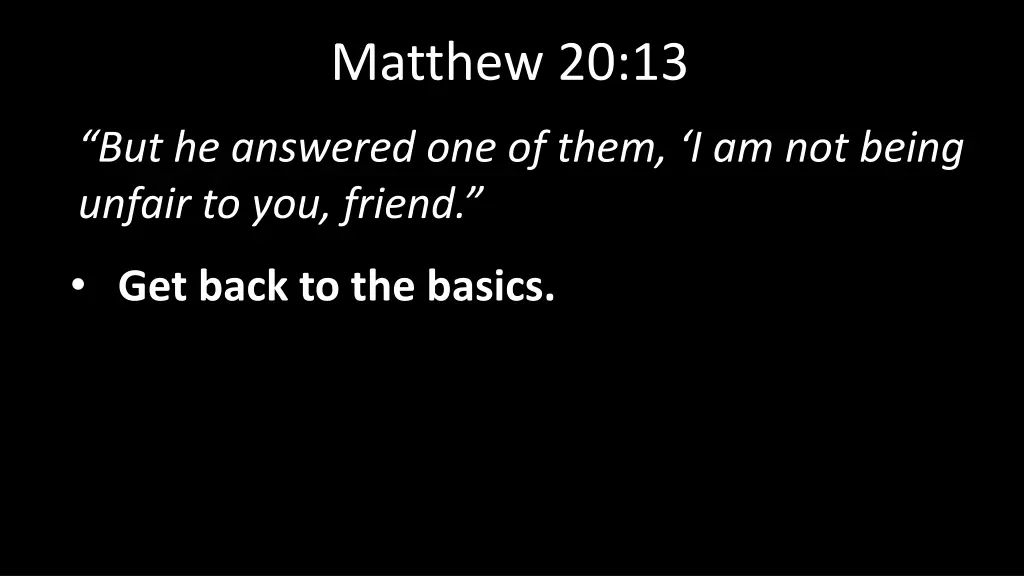 matthew 20 13 1