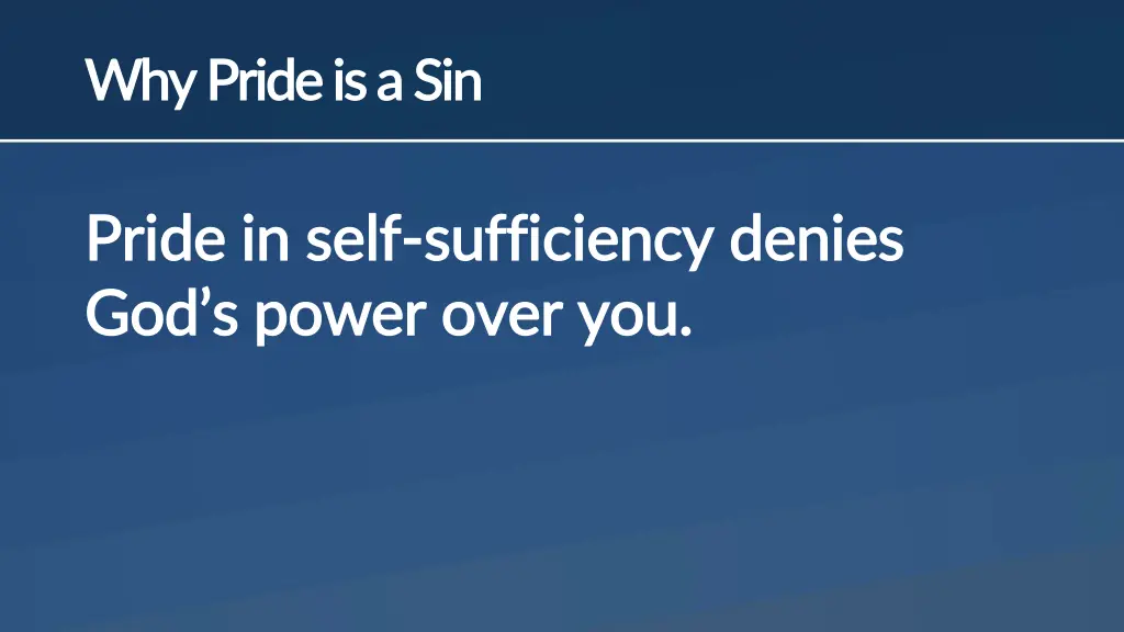 why pride is a sin why pride is a sin 2