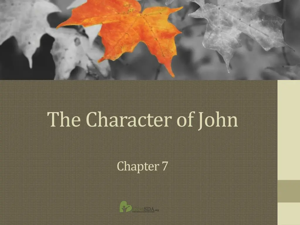 the character of john