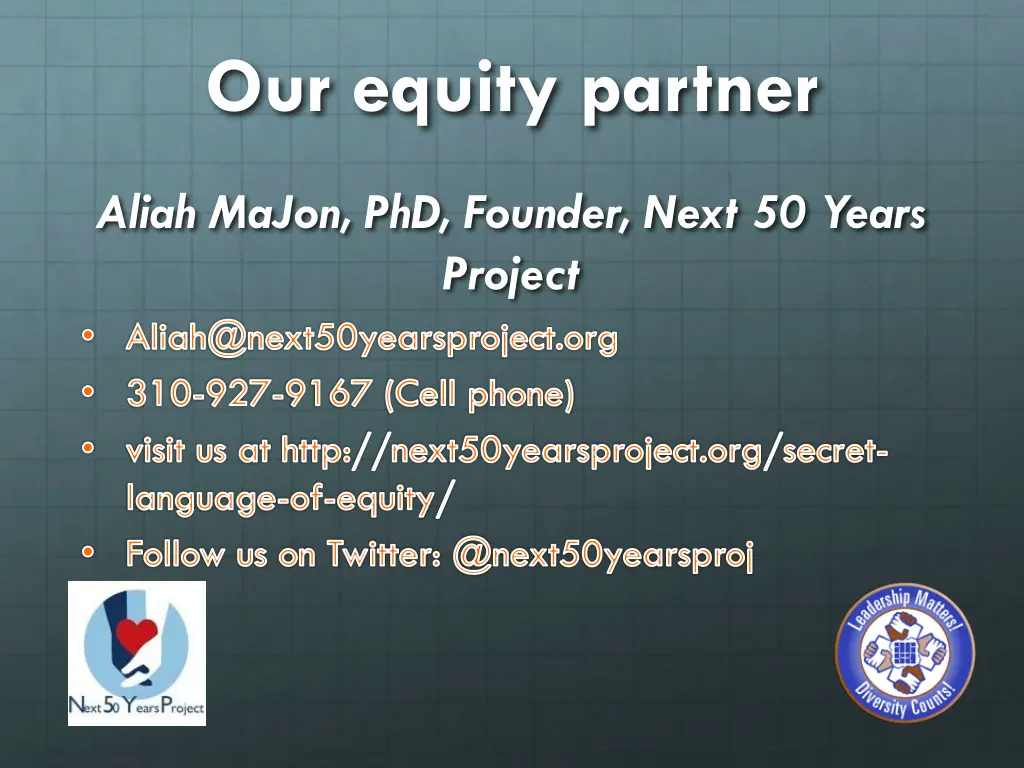 our equity partner