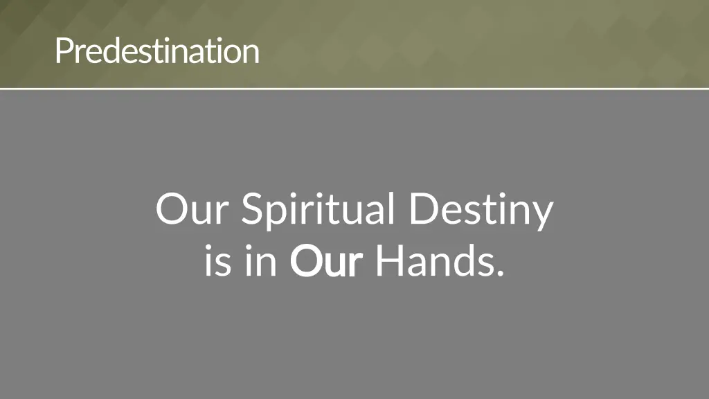 predestination 8