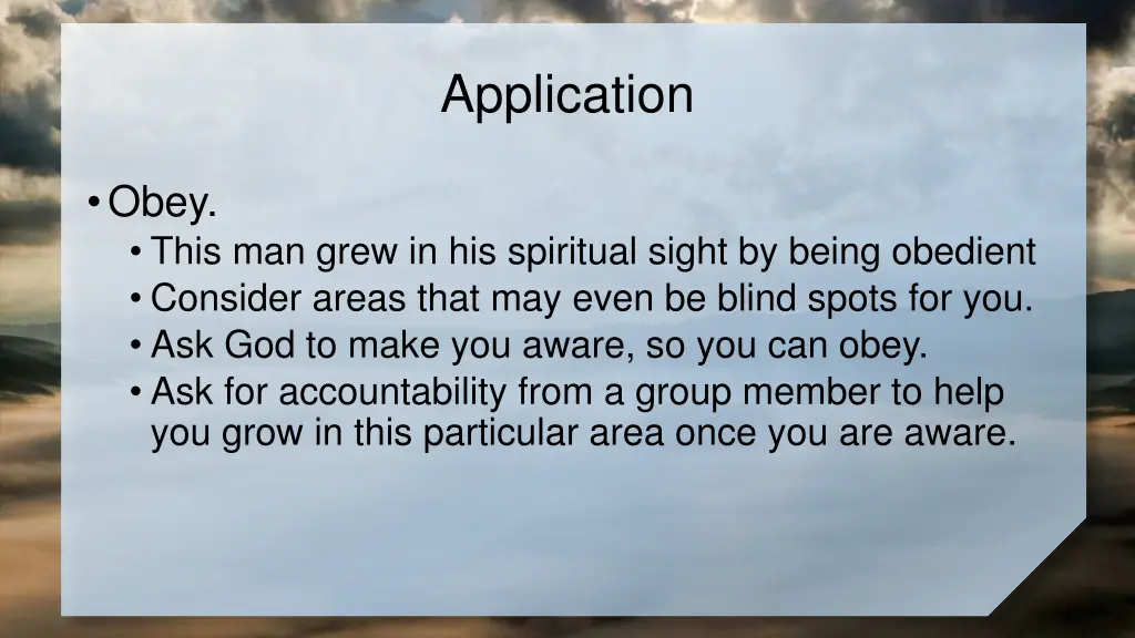 application